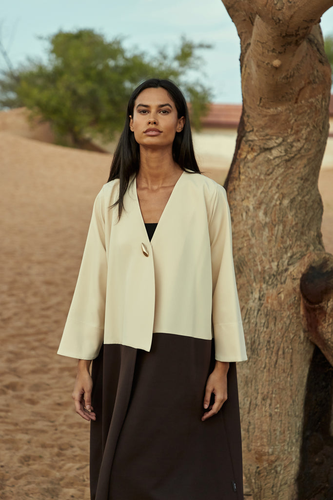 Two-Tone Abaya