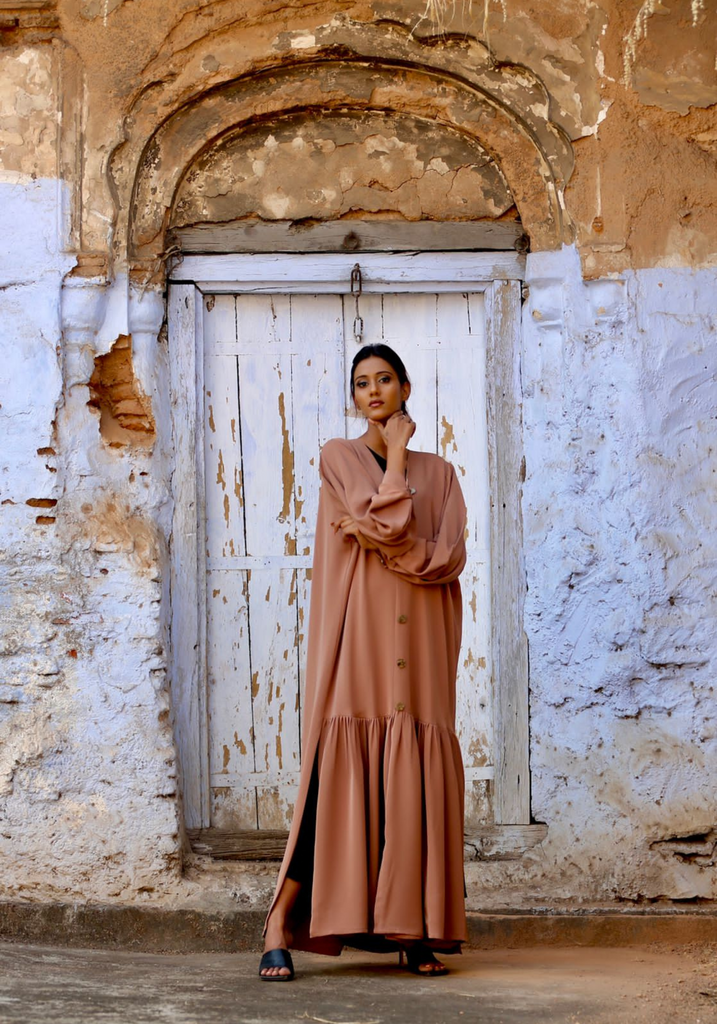 Show Buttoned Abaya