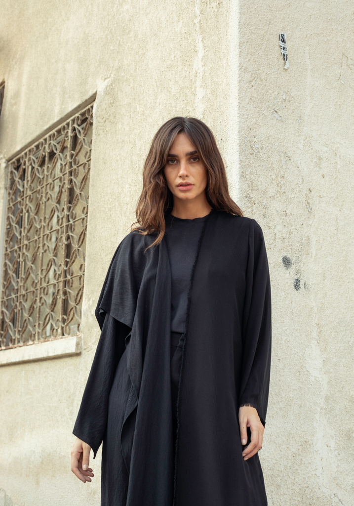 Asymmetric Cut Abaya