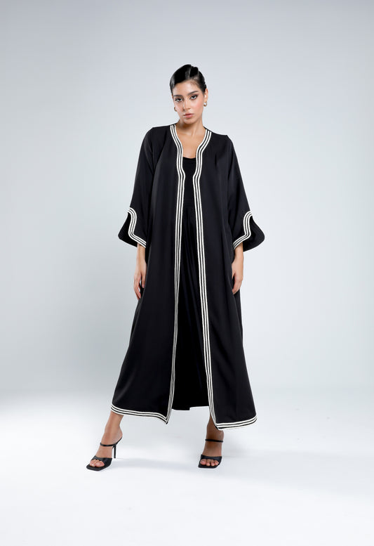 Contrast Abaya