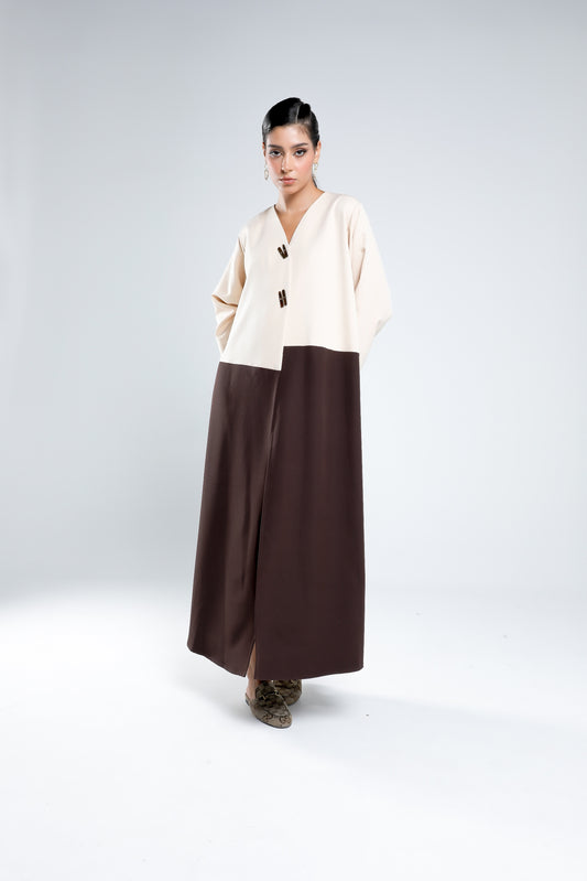 two-tone Abaya