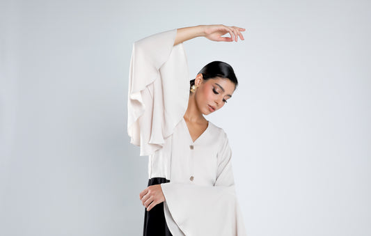 Two-tone abaya
