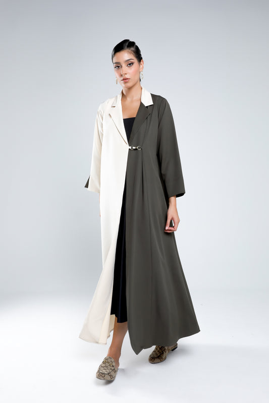 Two-tone Abaya
