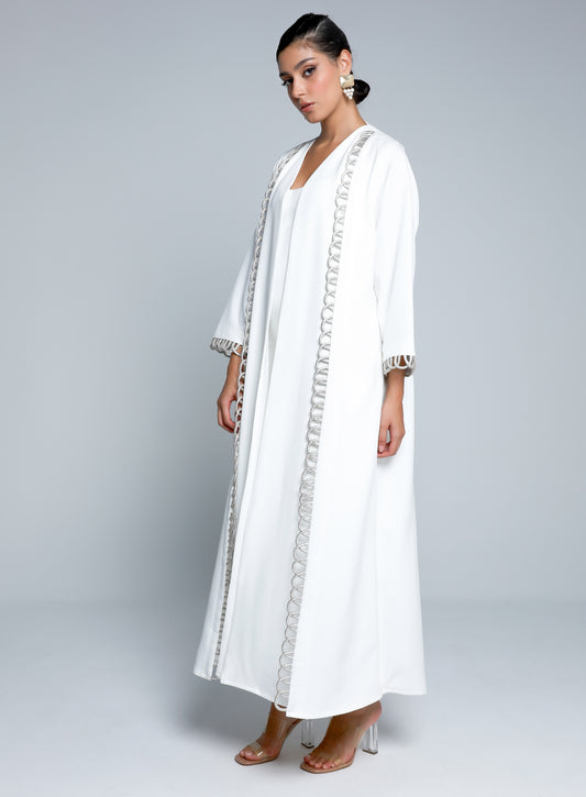 Scallop-trimmed Abaya