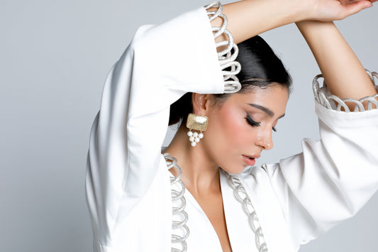 Scallop-trimmed Abaya