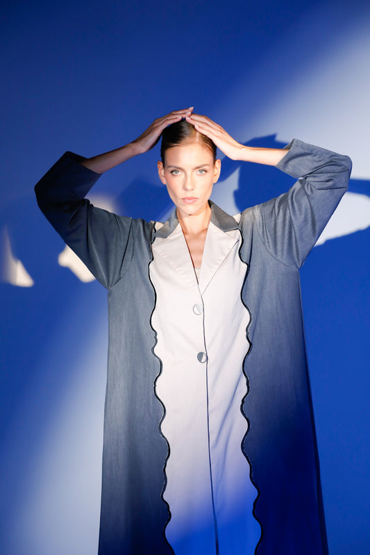 Two-tone Abaya