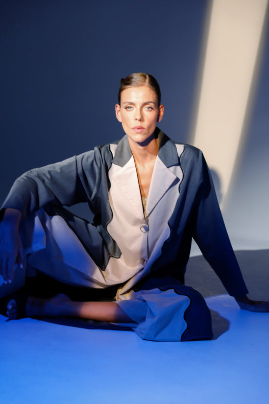 Two-tone Abaya