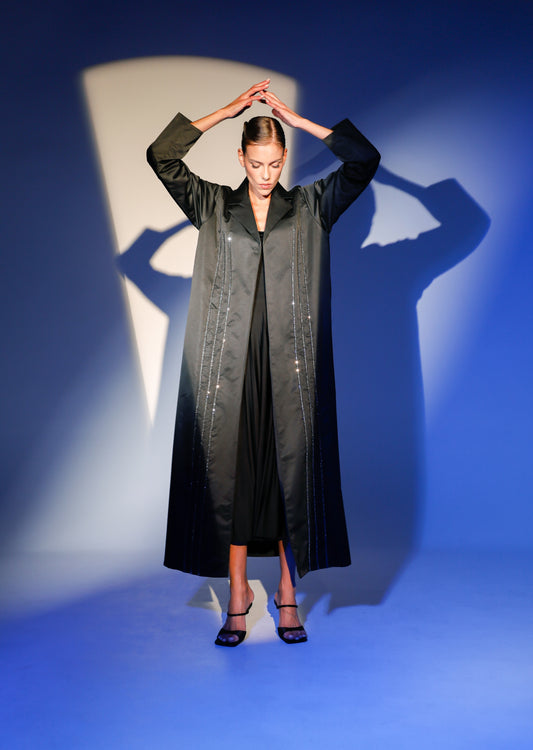 Crystal embellished Abaya