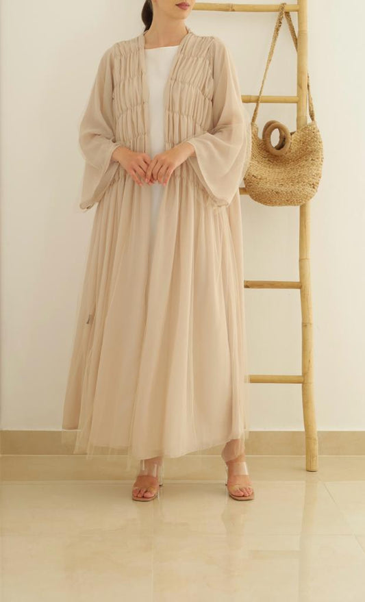 Tulle abaya set